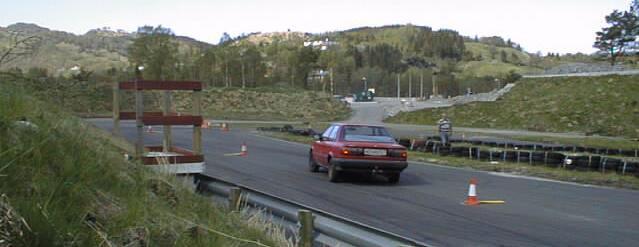 Raymond Marcussen i Toyota Corolla kjrte inn 5/8 plass i klasse 3.